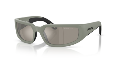 Arnette AN4382 Sunglasses in 305330 Matte Salvia/Black / Green Mirror Silver lens