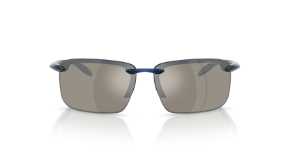 Arnette AN4383 Sunglasses in 287330 Transparent Blue / Green Mirror Silver lens, front view