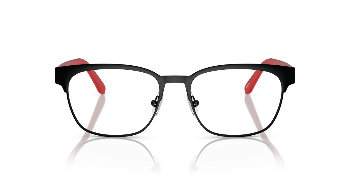 Arnette AN6138 Waterly Eyeglasses Frame in 737 Matte Black, front view