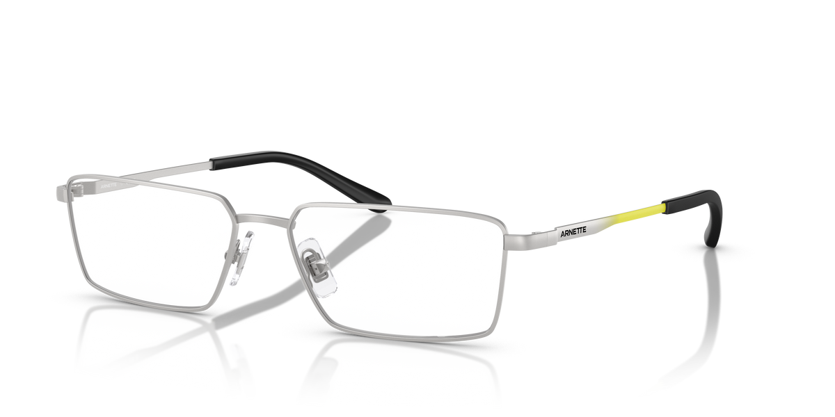 Arnette AN6145 Quadra Eyeglasses Frame in 770 Matte Silver