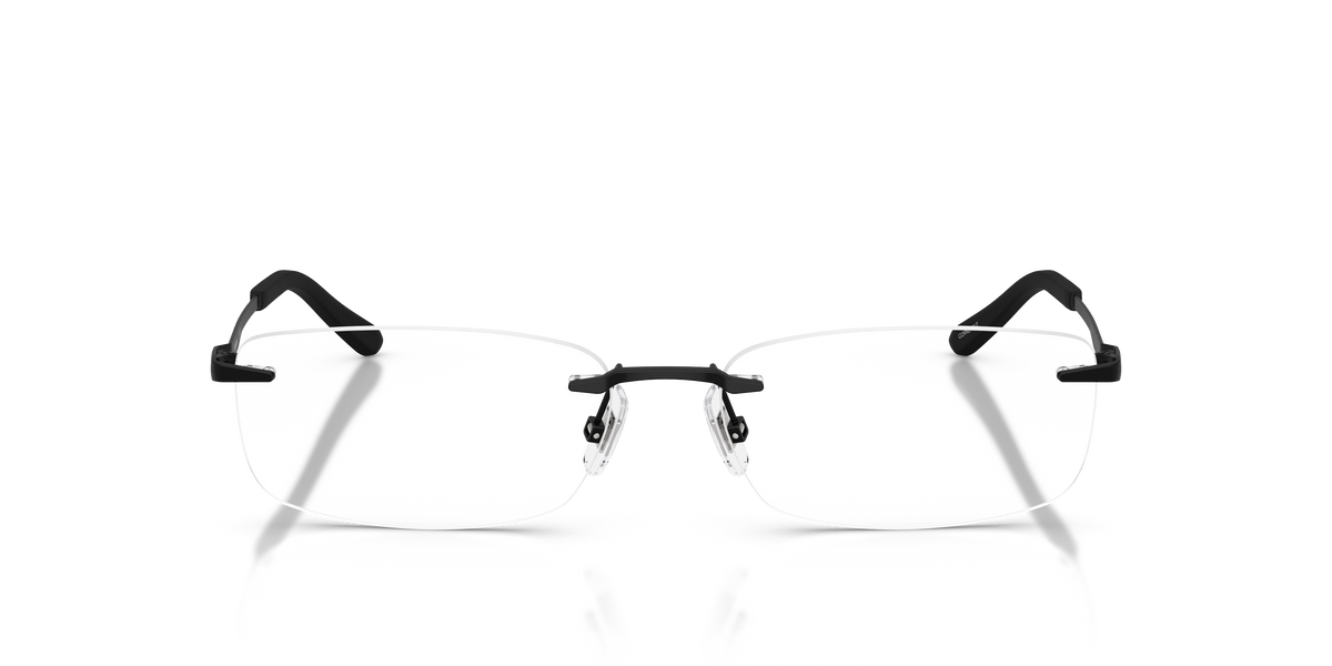 Arnette AN6150 Cornercut Eyeglasses Frame in 737 Matte Black, front view