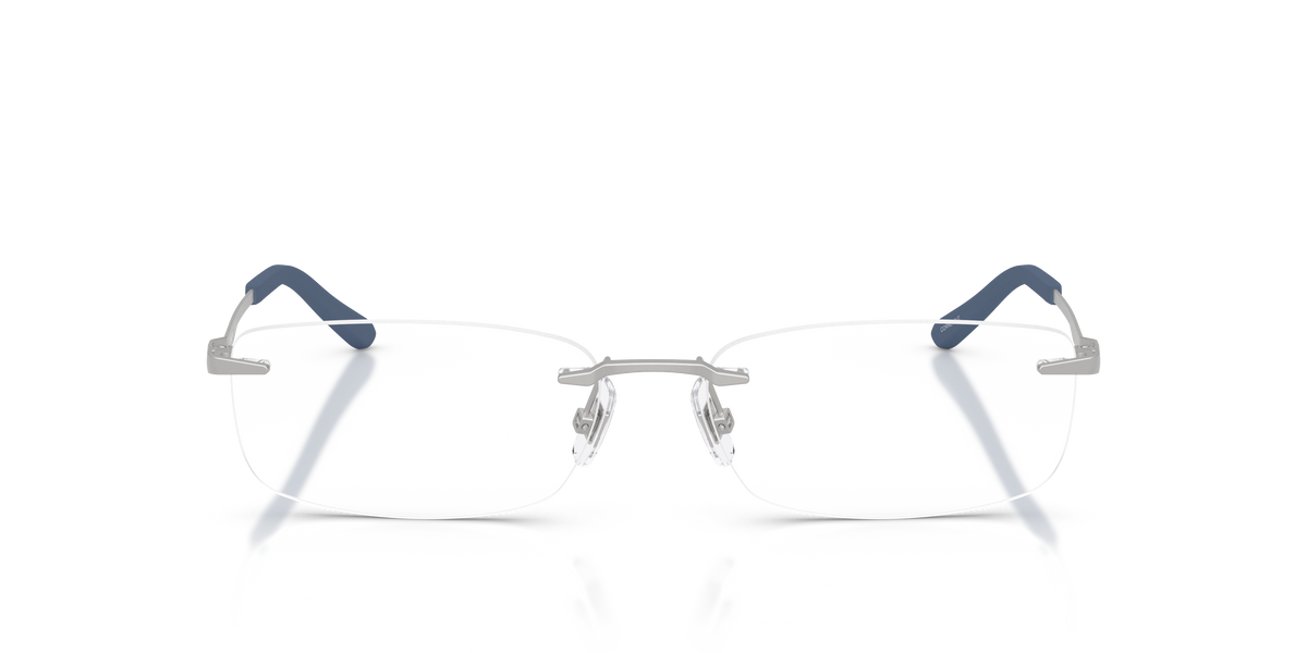 Arnette AN6150 Cornercut Eyeglasses Frame in 770 Matte Silver, front view