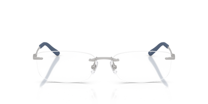 Arnette AN6150 Cornercut Eyeglasses Frame in 770 Matte Silver, front view