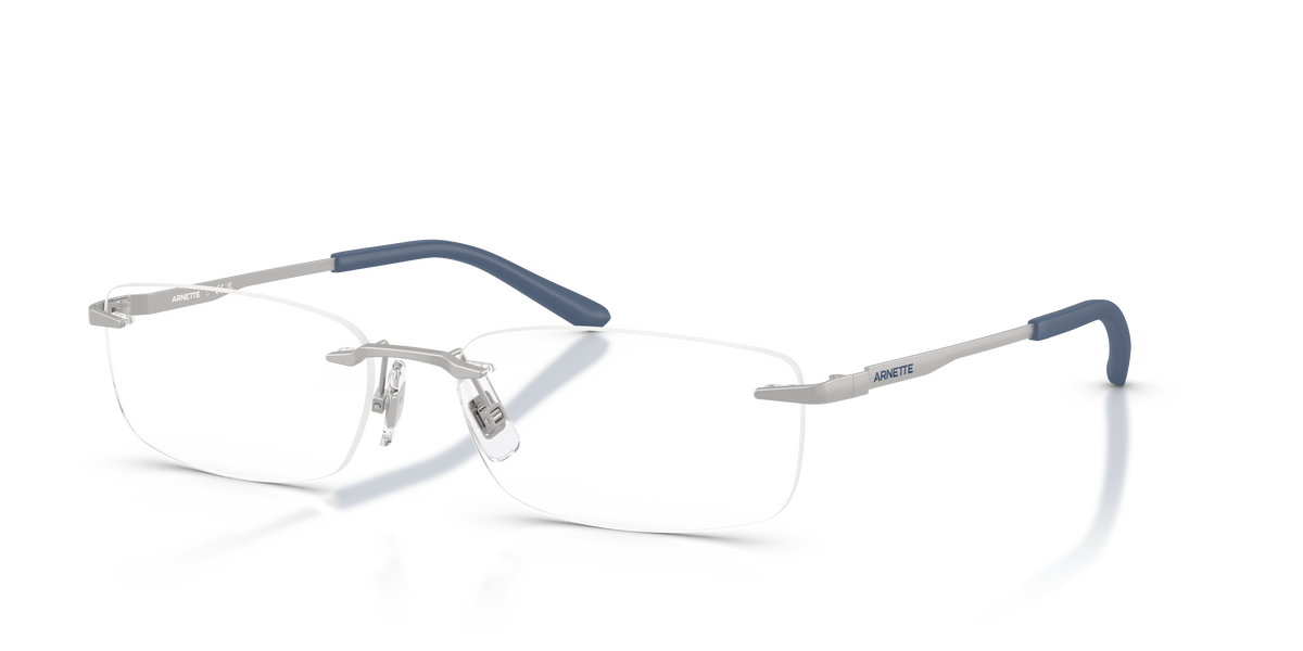 Arnette AN6150 Cornercut Eyeglasses Frame in 770 Matte Silver