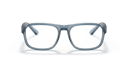 Arnette AN7176 Bobby Eyeglasses Frame in 2726 Blue Jeans Transparent, front view