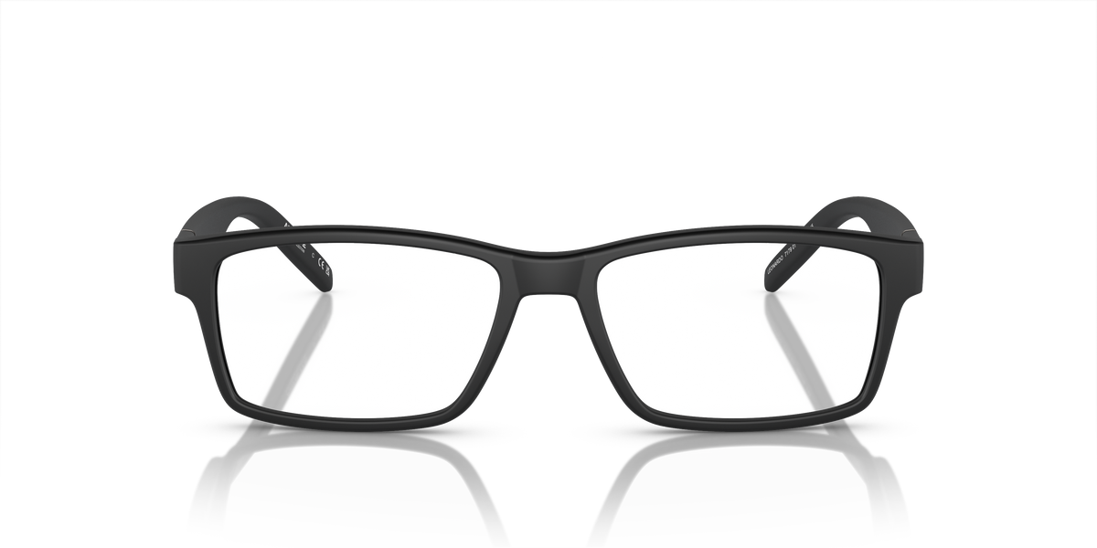 Arnette AN7179 Leonardo Eyeglasses Frame in 01 Matte Black, front view