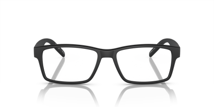 Arnette AN7179 Leonardo Eyeglasses Frame in 01 Matte Black, front view