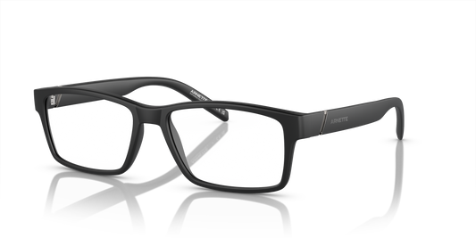 Arnette AN7179 Leonardo Eyeglasses Frame in 01 Matte Black