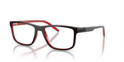 Arnette AN7183 Krypto Eyeglasses Frame in 2718 Top Shiny Grey On Red