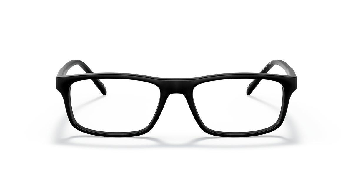 Arnette AN7194 Dark Voyager Eyeglasses Frame in 01 Matte Black, front view