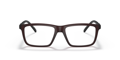 Arnette AN7197 Eyeke Eyeglasses Frame in 2780 Matte Transparent Red, front view