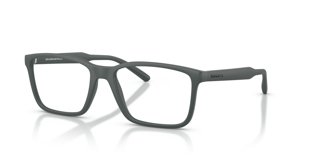 Arnette AN7208 Nakki Eyeglasses Frame in 2841 Matte Dark Grey