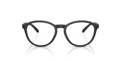Arnette AN7218 Ogopogo Kids' Eyeglasses Frame in 2830 Matte Top Black On Cyano, front view