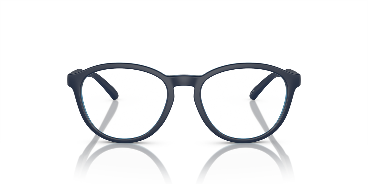 Arnette AN7218 Ogopogo Kids' Eyeglasses Frame in 2911 Matte Blue/Transp Petrol, front view