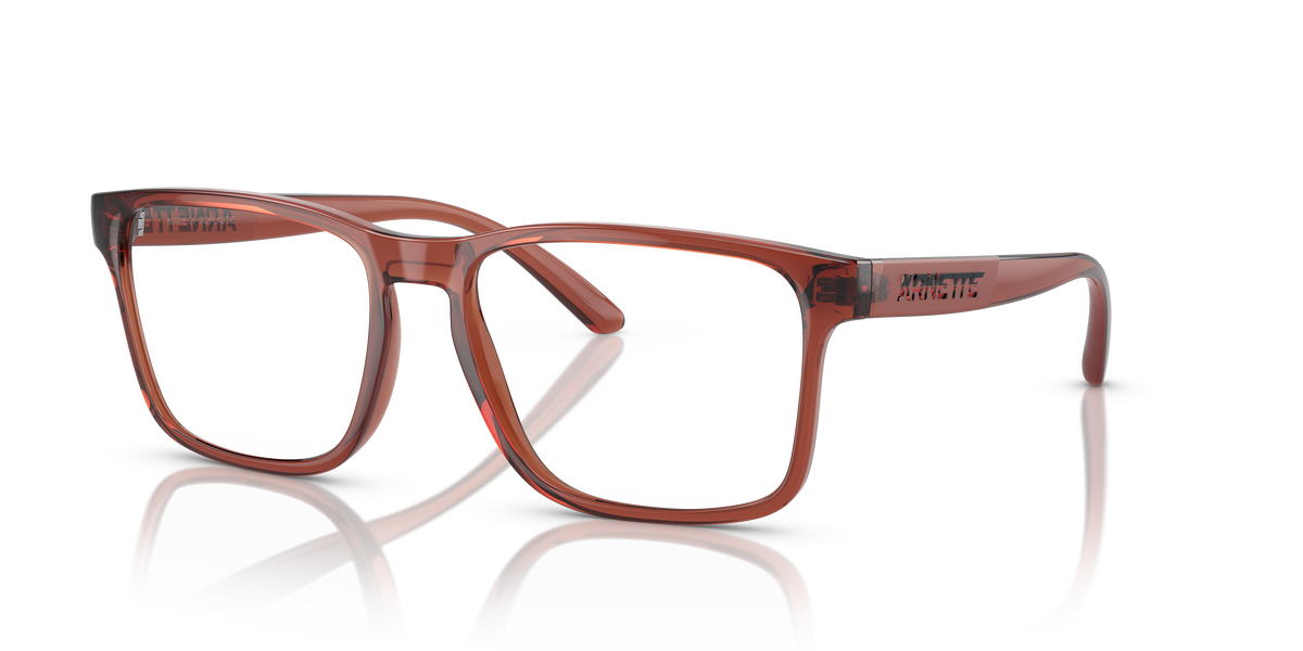Arnette AN7232 Elbo Eyeglasses Frame in 2875 Transparent Red