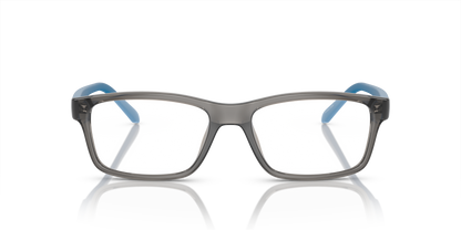 Arnette AN7237U A-Volution Eyeglasses Frame in 2590 Shiny Transparent Grey, front view