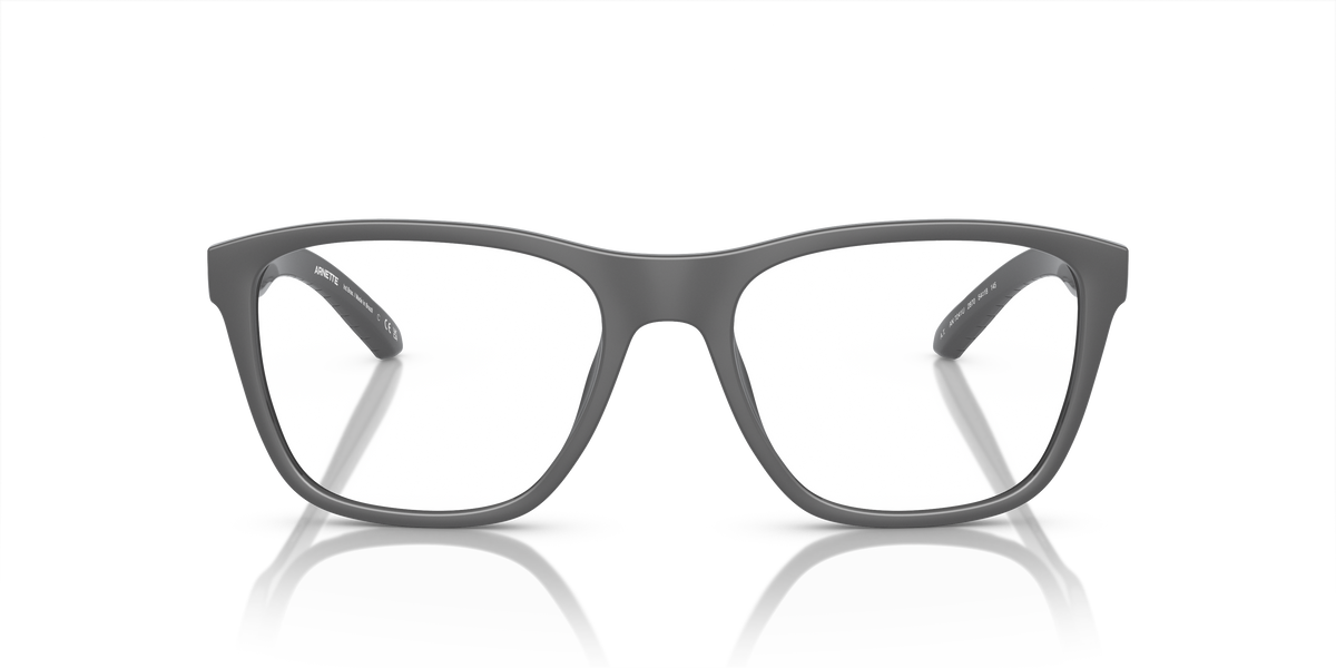 Arnette AN7241U A.t. Eyeglasses Frame in 2870 Matte/Shiny Grey, front view