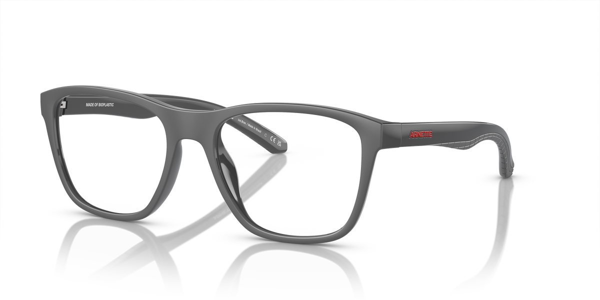 Arnette AN7241U A.t. Eyeglasses Frame in 2870 Matte/Shiny Grey