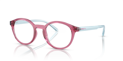 Arnette AN7242 Allye Eyeglasses Frame in 2907 Transparent Pink