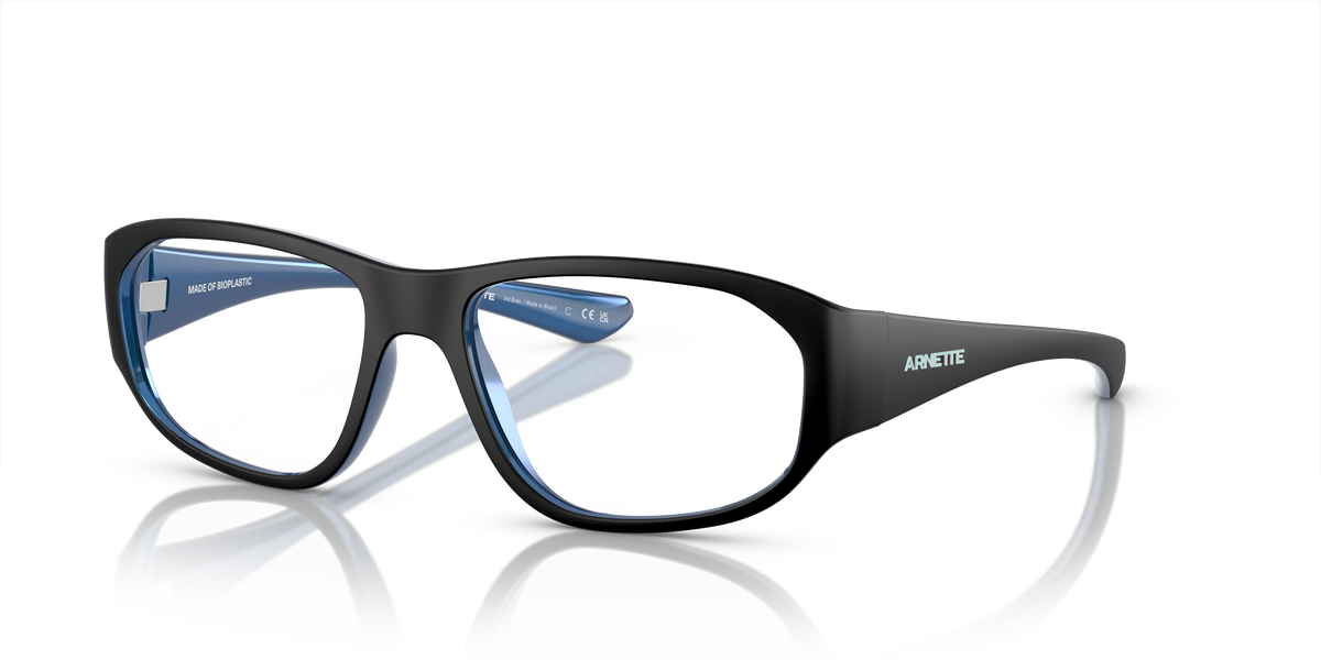 Arnette AN7245 Gamoor Eyeglasses Frame in 2923 Matte Black/Allumina Blue