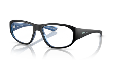 Arnette AN7245 Gamoor Eyeglasses Frame in 2923 Matte Black/Allumina Blue