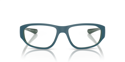 Arnette AN7245 Gamoor Eyeglasses Frame in 2926 Matte Blue/Alumina Emerald, front view