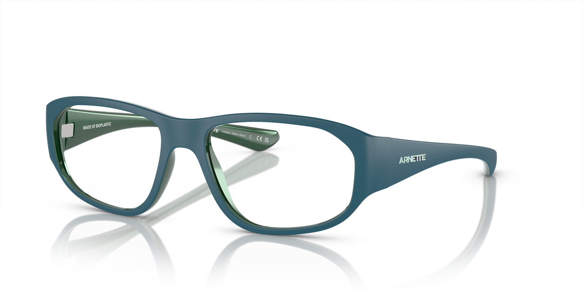 Arnette AN7245 Gamoor Eyeglasses Frame in 2926 Matte Blue/Alumina Emerald