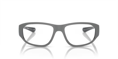 Arnette AN7245 Gamoor Eyeglasses Frame in 2928 Matte Grey/Allumina Silver, front view