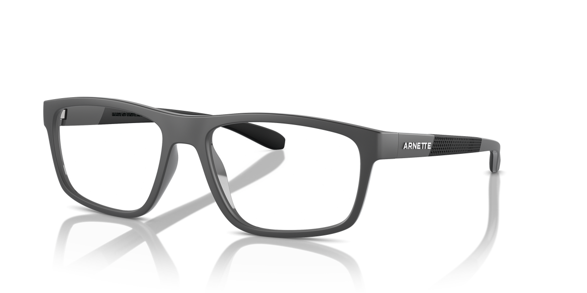 Arnette AN7246U Laflor Eyeglasses Frame in 2870 Medium Grey Matte/Shiny