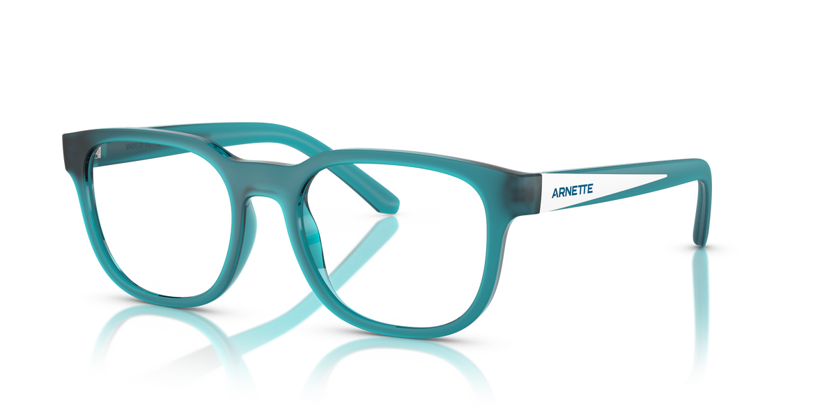 Arnette AN7260U Fly By Eyeglasses Frame in 2968 Matte Transparent Blue