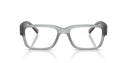 Arnette AN7261 Woah Eyeglasses Frame in 2969 Matt Transparent Grey/Pink Splatter, front view