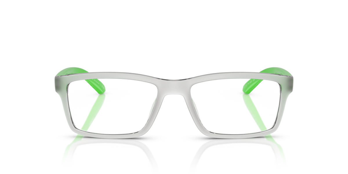 Arnette AN7262U A.t. 2.0 Eyeglasses Frame in 2858 Transparent Grey Matt/Shiny, front view