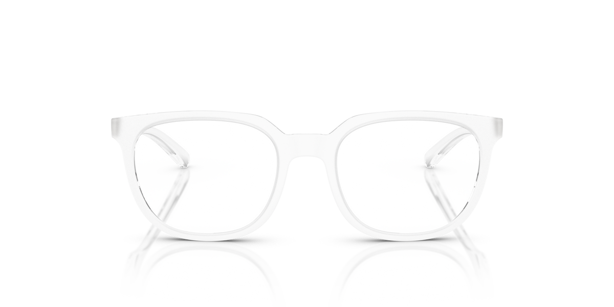 Arnette AN7263 Lines Kids' Eyeglasses Frame in 2761 Crystal Matt/Shiny, front view