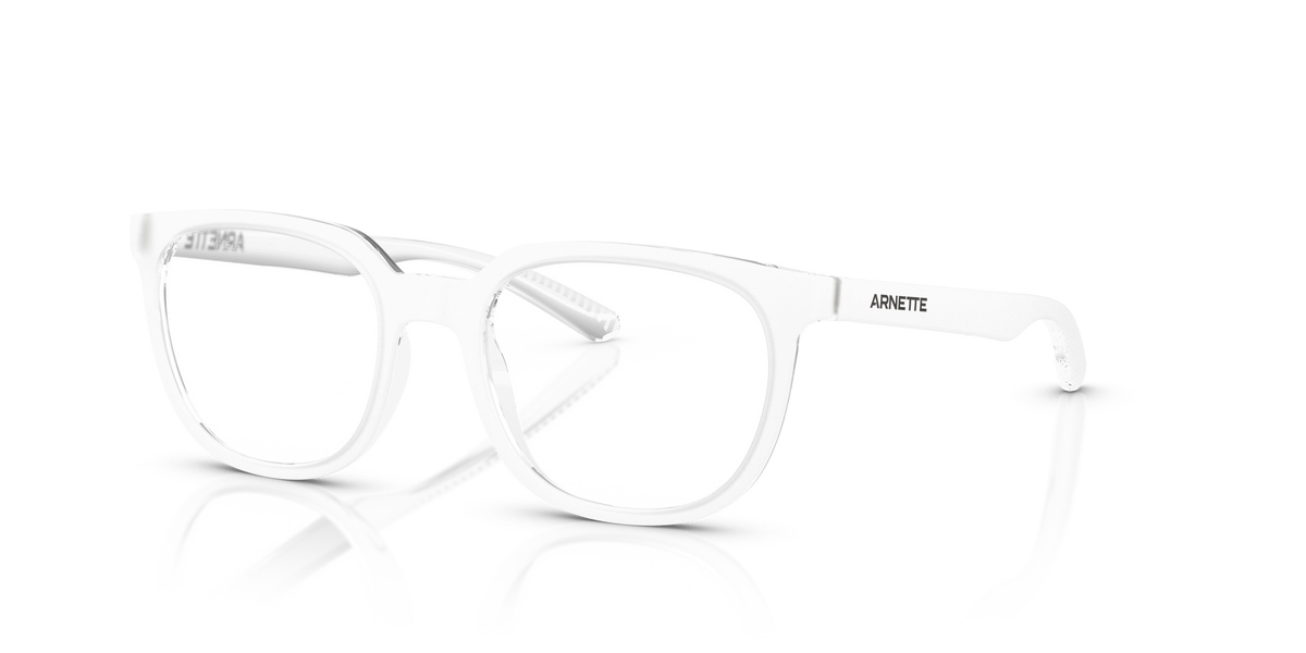 Arnette AN7263 Lines Kids' Eyeglasses Frame in 2761 Crystal Matt/Shiny