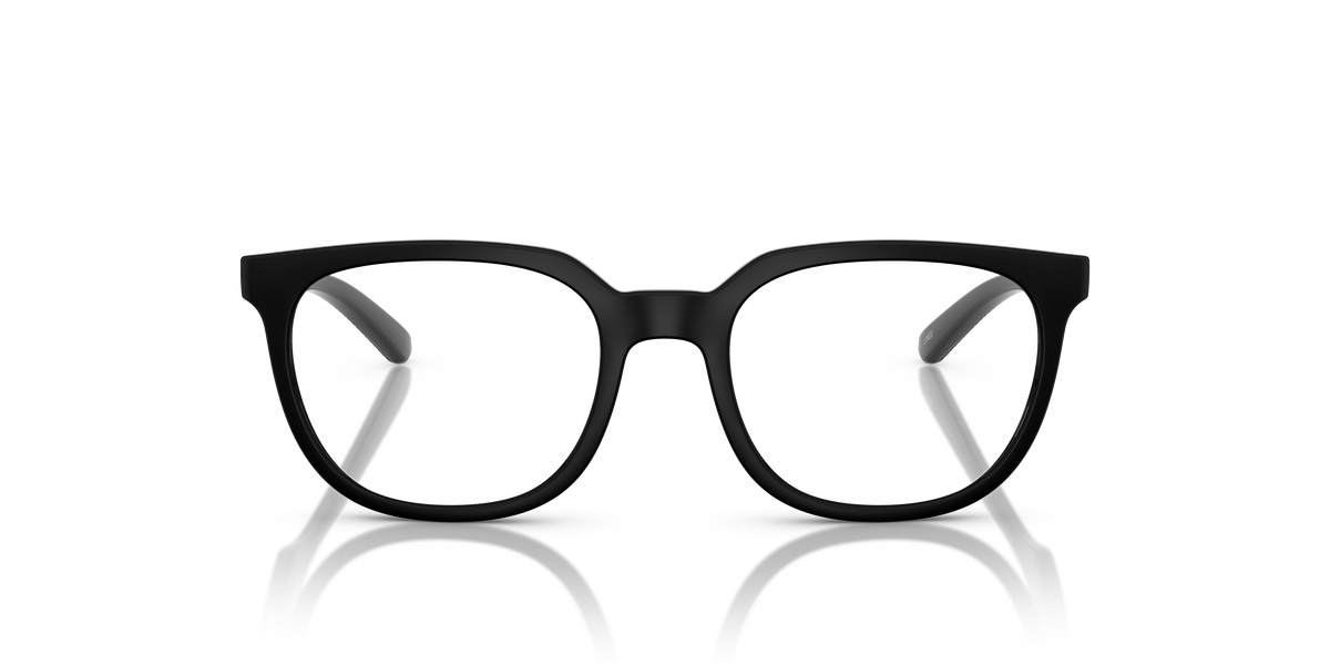 Arnette AN7263 Lines Kids' Eyeglasses Frame in 2900 Black Matte/Shiny, front view