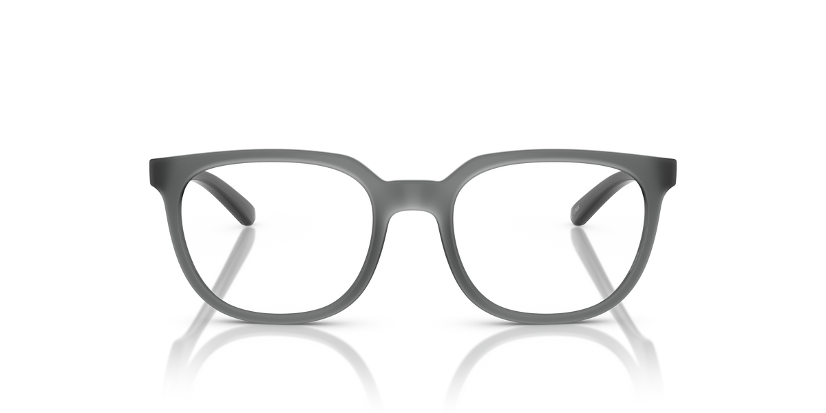 Arnette AN7263 Lines Kids' Eyeglasses Frame in 2967 Transparent Grey Matt/Shiny, front view