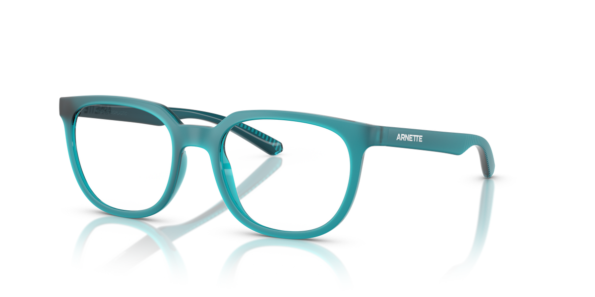 Arnette AN7263 Lines Kids' Eyeglasses Frame in 2968 Transparent Blue Matt/Shiny