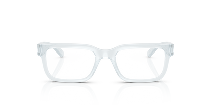 Arnette AN7269 Emboss Kids' Eyeglasses Frame in 2989 Transparent Ice, front view