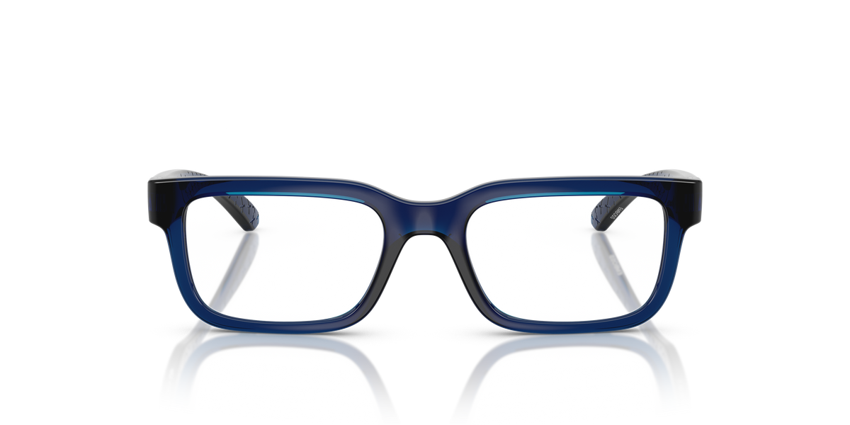 Arnette AN7269 Emboss Kids' Eyeglasses Frame in 2990 Transparent Blue, front view