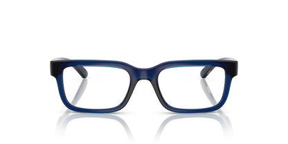 Arnette AN7269 Emboss Kids' Eyeglasses Frame in 2990 Transparent Blue, front view