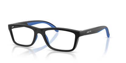 Arnette AN7270 Burb Eyeglasses Frame in 2753 Black/Royal Blue Rubber