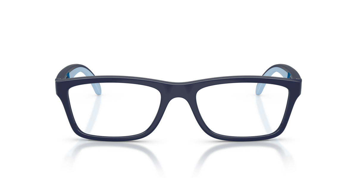 Arnette AN7270 Burb Eyeglasses Frame in 2759 Dark Blue/Azure Rubber, front view