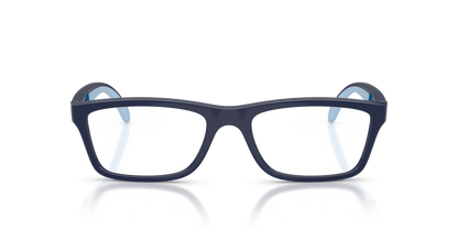 Arnette AN7270 Burb Eyeglasses Frame in 2759 Dark Blue/Azure Rubber, front view