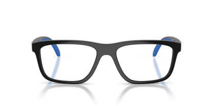 Arnette AN7271 Yup Eyeglasses Frame in 2753 Black/Royal Blue Rubber, front view