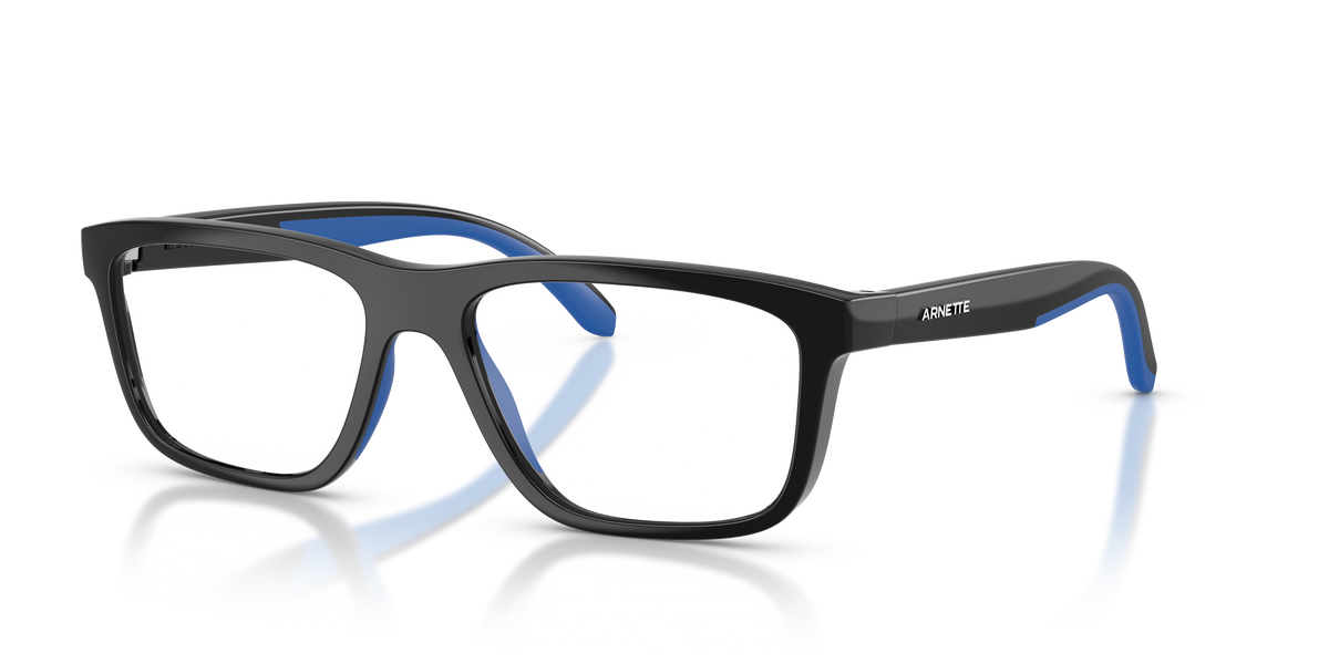 Arnette AN7271 Yup Eyeglasses Frame in 2753 Black/Royal Blue Rubber