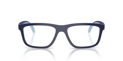 Arnette AN7271 Yup Eyeglasses Frame in 2759 Dark Blue/Azure Rubber, front view