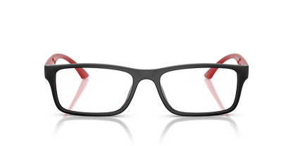 Arnette AN7275U Signa Eyeglasses Frame in 2758 Black Matte/Shiny, front view
