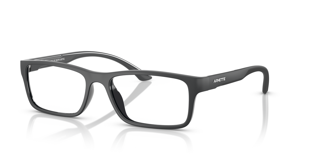 Arnette AN7275U Signa Eyeglasses Frame in 2841 Dark Grey Matte/Shiny