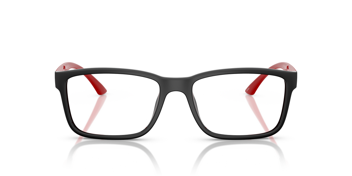 Arnette AN7276U Derail Eyeglasses Frame in 2758 Black Matte/Shiny, front view