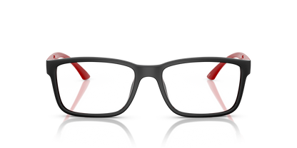 Arnette AN7276U Derail Eyeglasses Frame in 2758 Black Matte/Shiny, front view